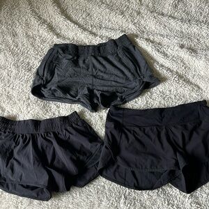 Bundle of 3 Lululemon shorts